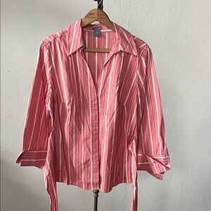 Ann Taylor Striped Women’s blouse Size 12